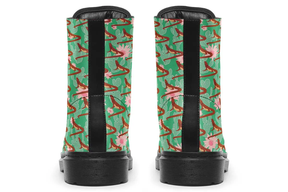 Bearded Dragon Pattern Boots