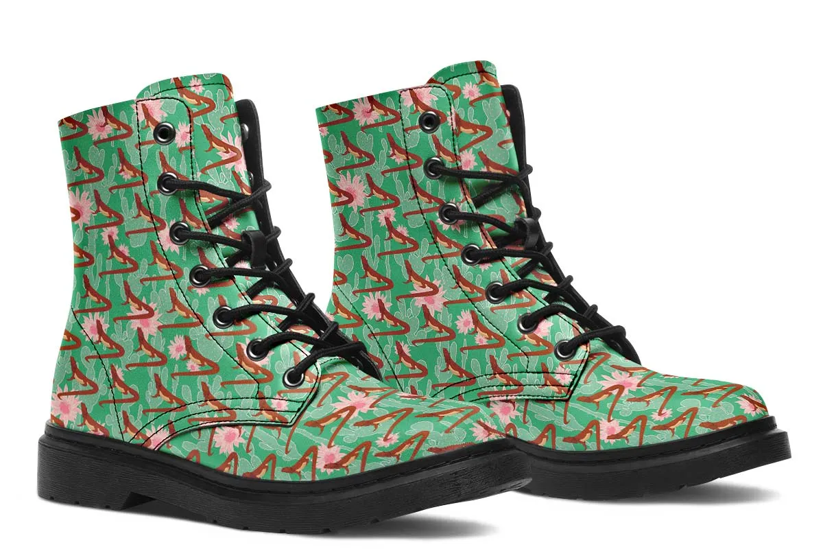 Bearded Dragon Pattern Boots