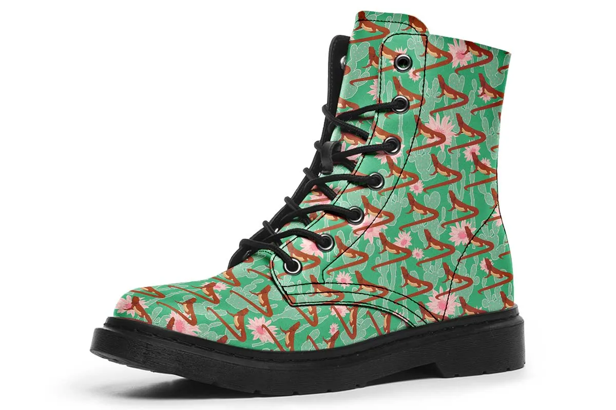Bearded Dragon Pattern Boots