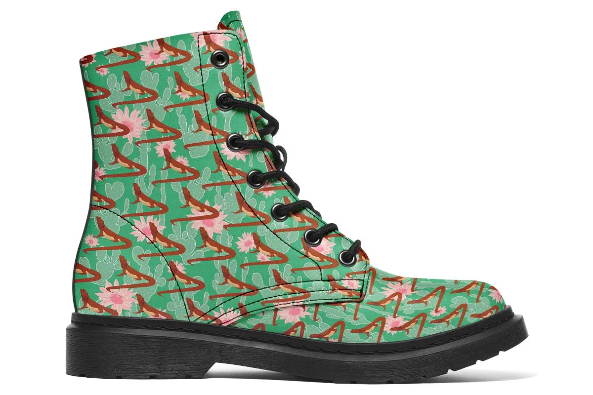Bearded Dragon Pattern Boots
