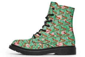 Bearded Dragon Pattern Boots