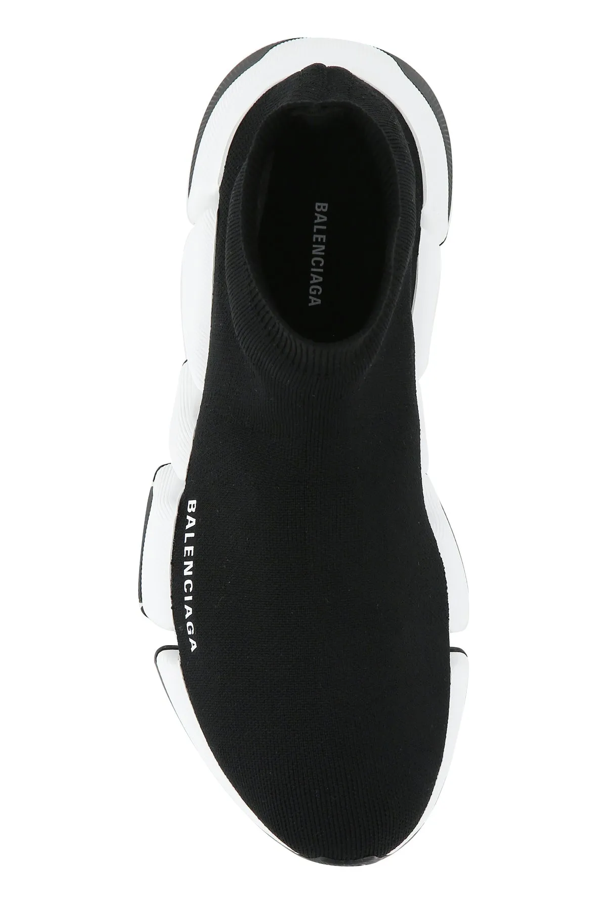 Black stretch fabric Speed 2.0 sneakers