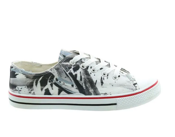 Boshimao Canvas Shoes- Grey