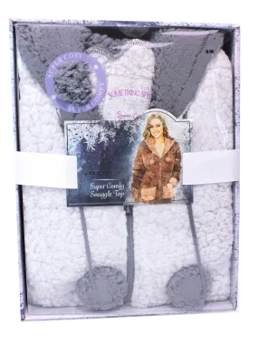 Brandwell Super Comfy Snuggle Top Snow White S-M