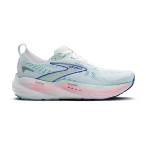 Brooks Women's Glycerin 22 B Width White/Limpet Shell/Amparo Blue