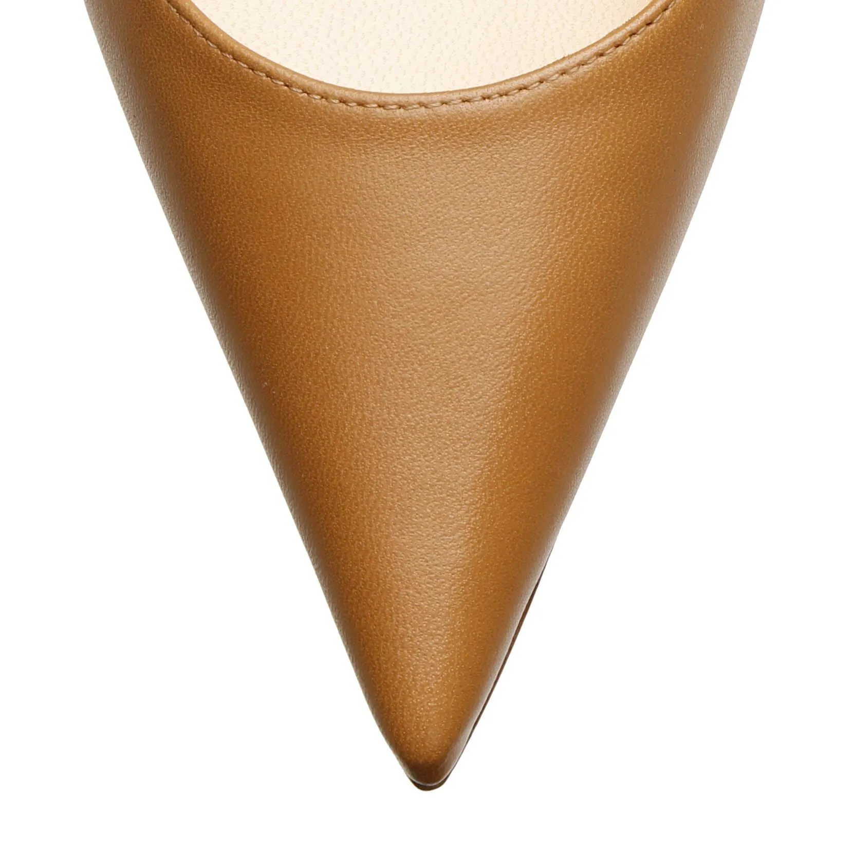 Clare Sling 80 cafe creme pumps