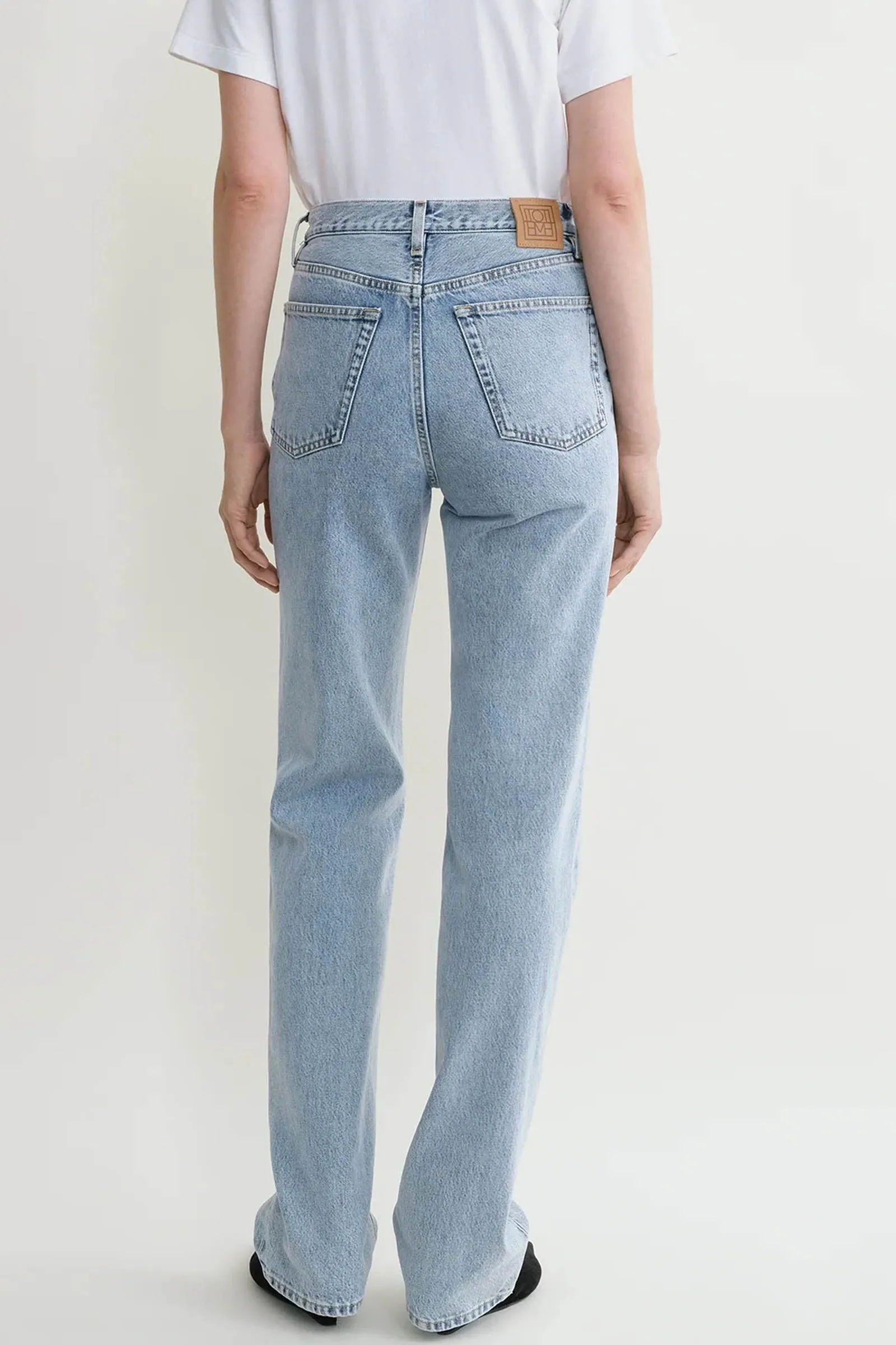 Classic cut denim full length