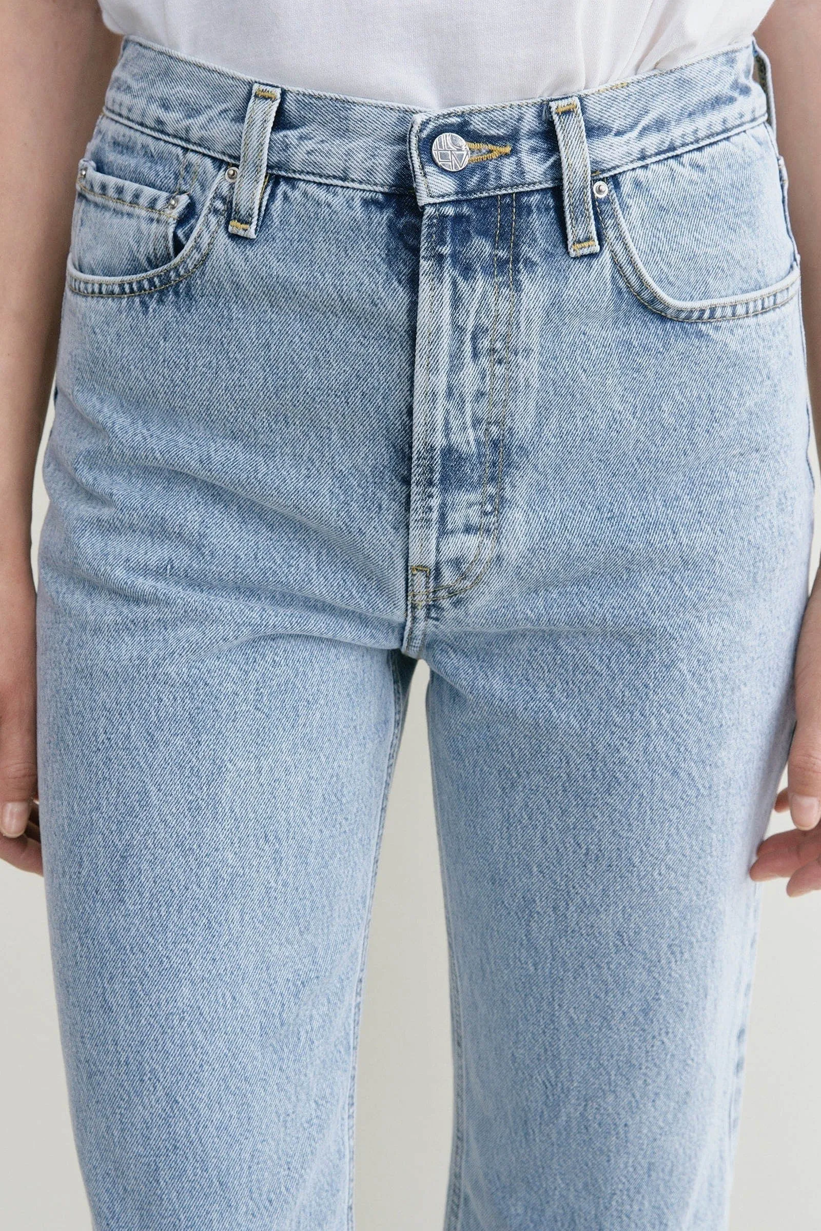 Classic cut denim full length
