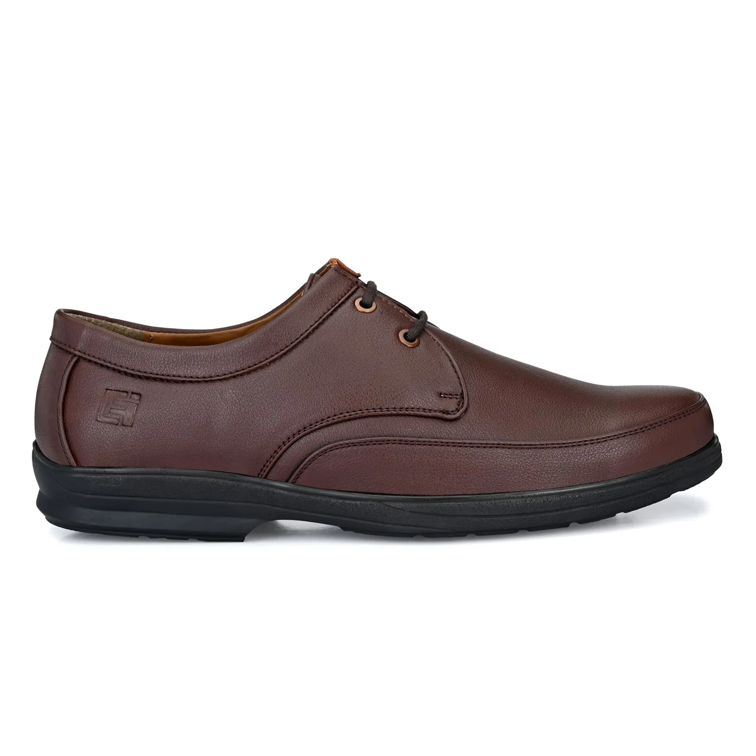 Eego Italy Plus Size Light Weight Comfortable Formal Shoes GT-10-BROWN