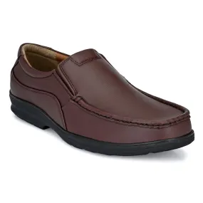 Eego Italy Plus Size Light Weight Comfortable Formal Shoes GT-9-BROWN