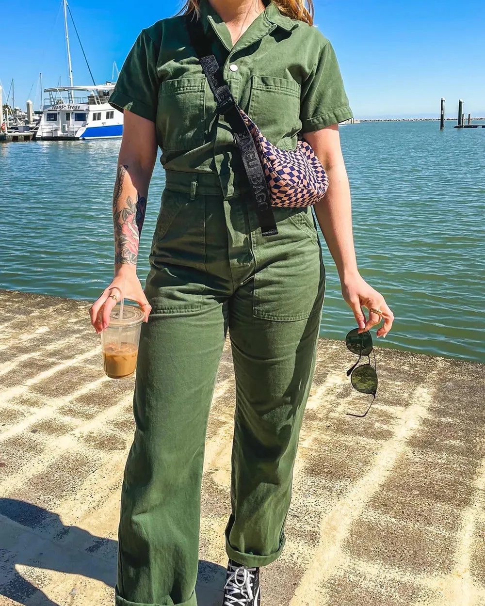 Effortless Short Sleeve Jumpsuit