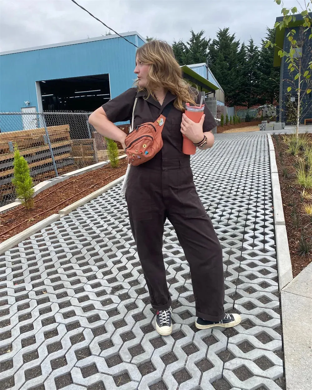 Effortless Short Sleeve Jumpsuit