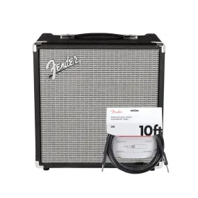 Fender Rumble 25 and (1) Cable Bundle