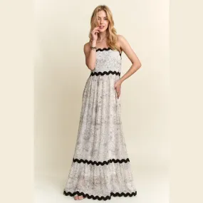 Floral Adjustable Strap Maxi Cami Dress
