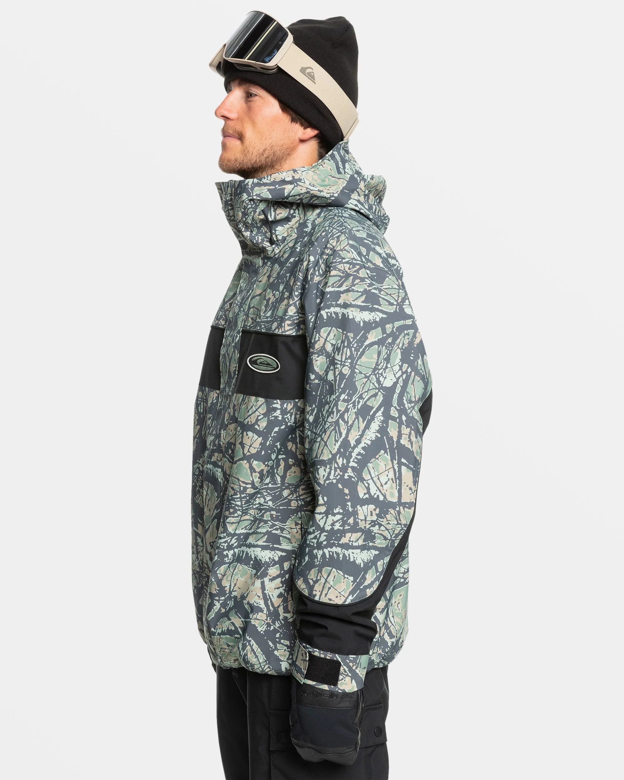High Altitude 20K Snow Jacket - Woodland Abstract Sea Spray