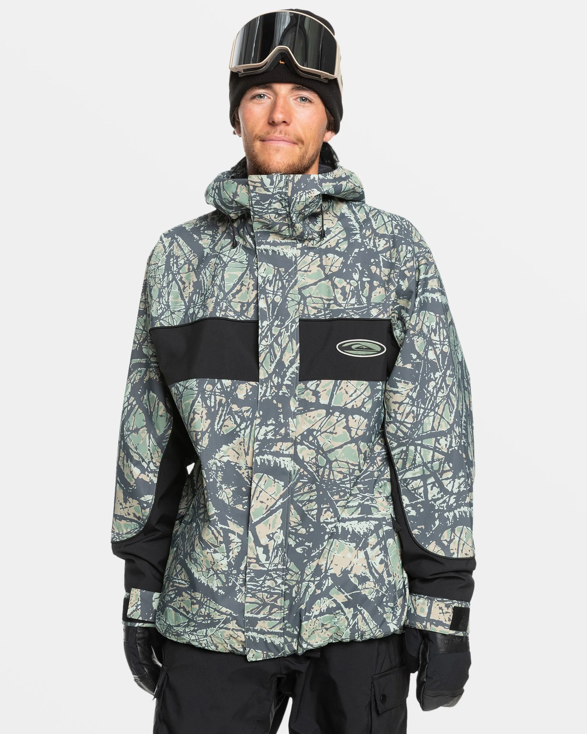 High Altitude 20K Snow Jacket - Woodland Abstract Sea Spray