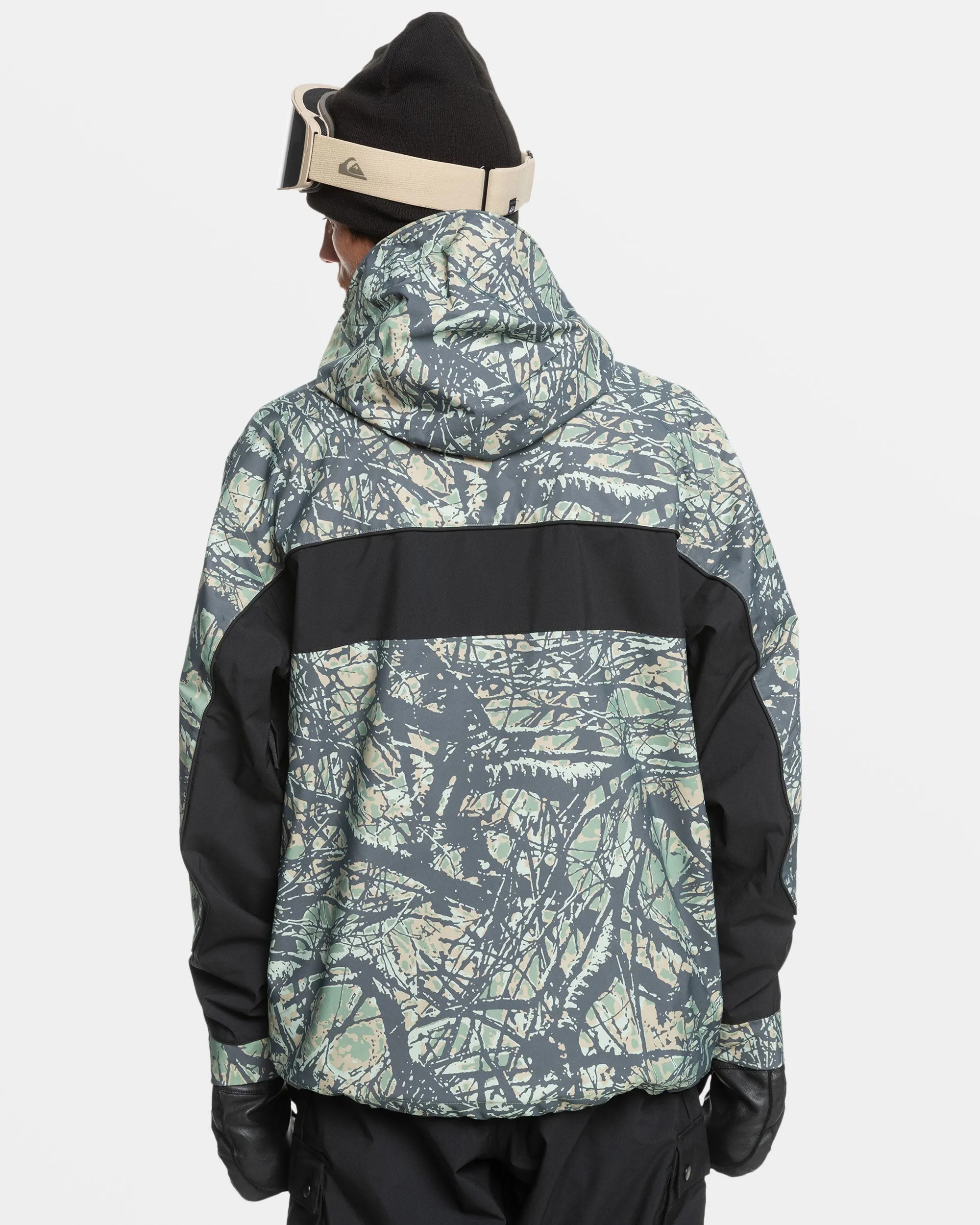 High Altitude 20K Snow Jacket - Woodland Abstract Sea Spray
