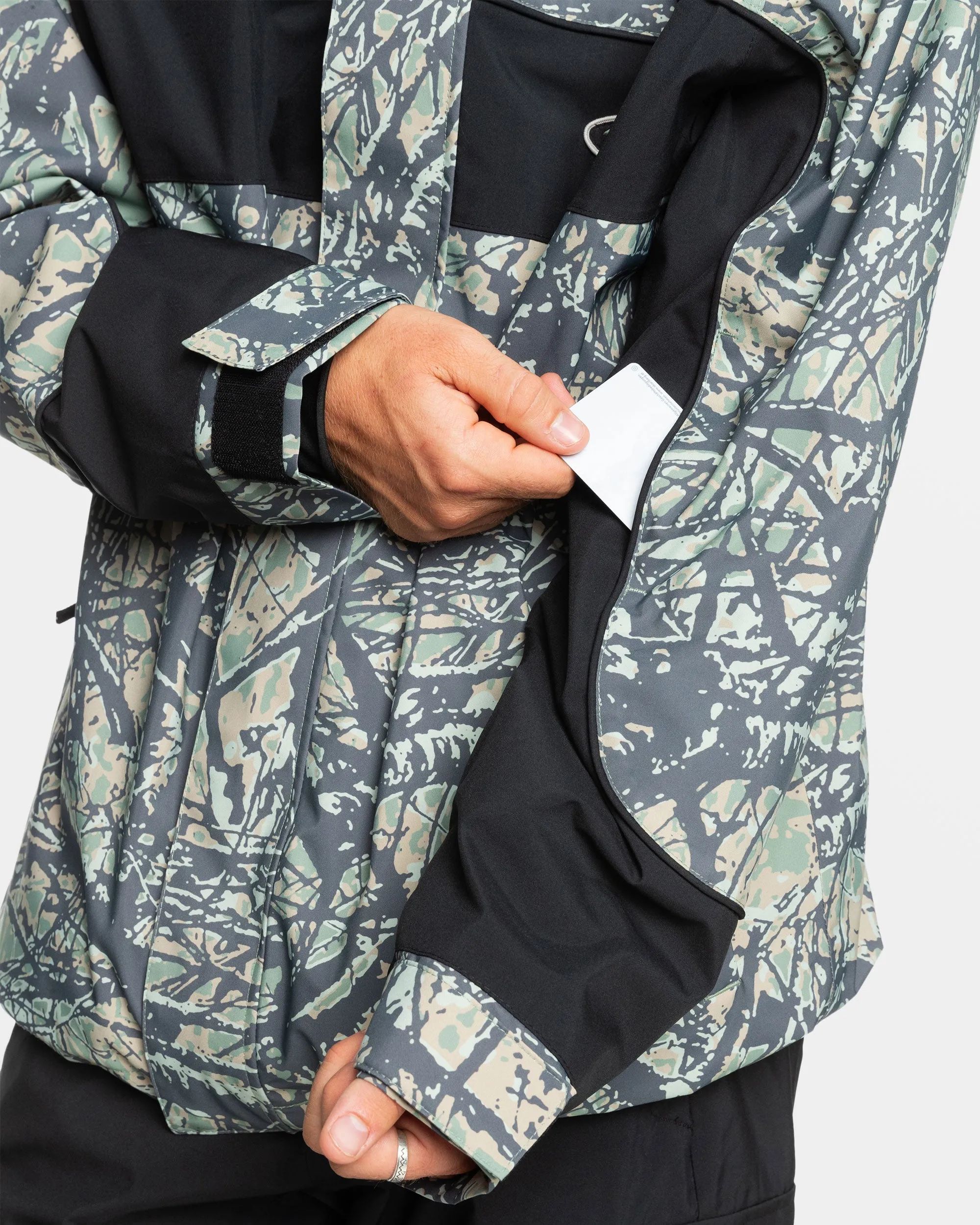High Altitude 20K Snow Jacket - Woodland Abstract Sea Spray