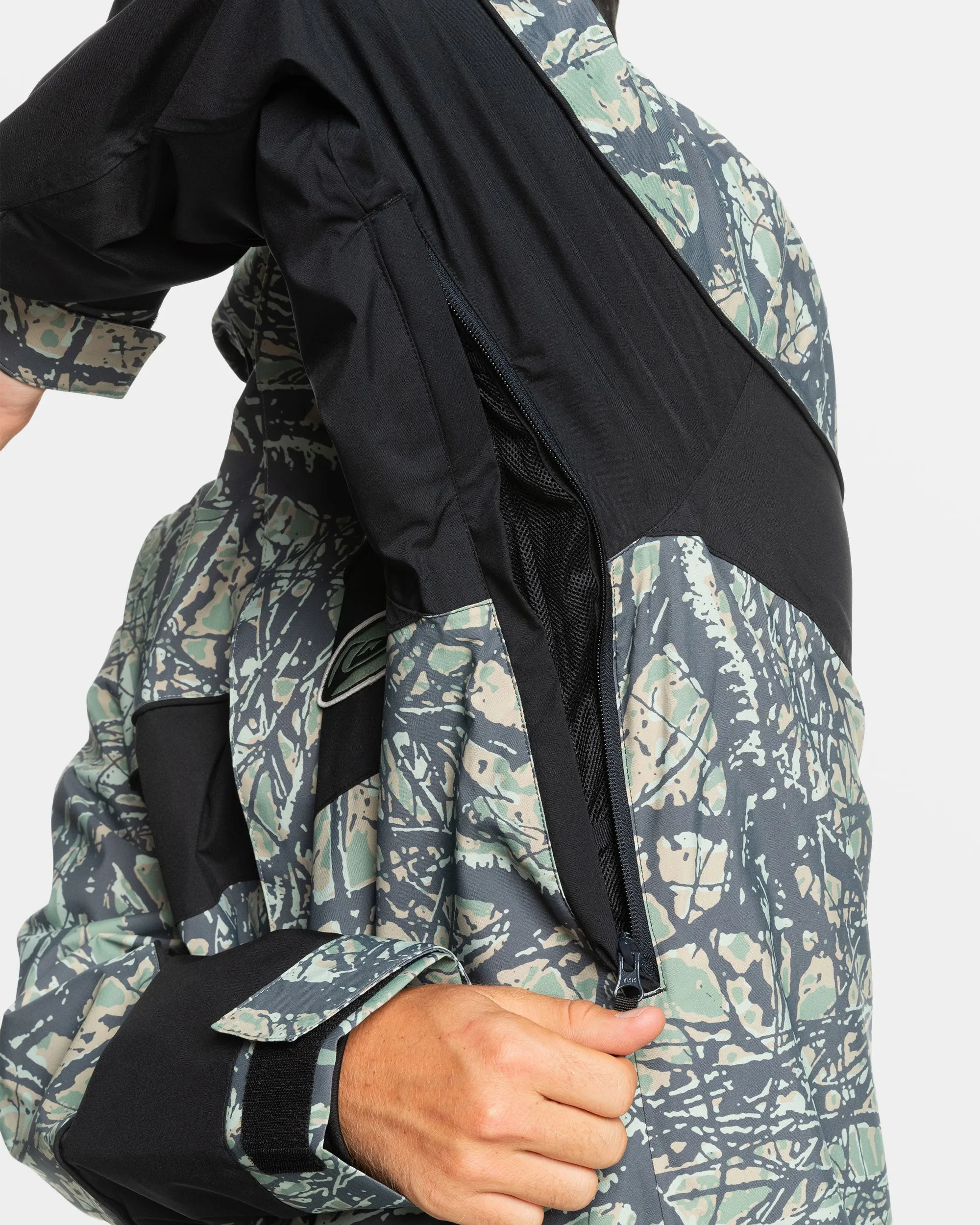 High Altitude 20K Snow Jacket - Woodland Abstract Sea Spray