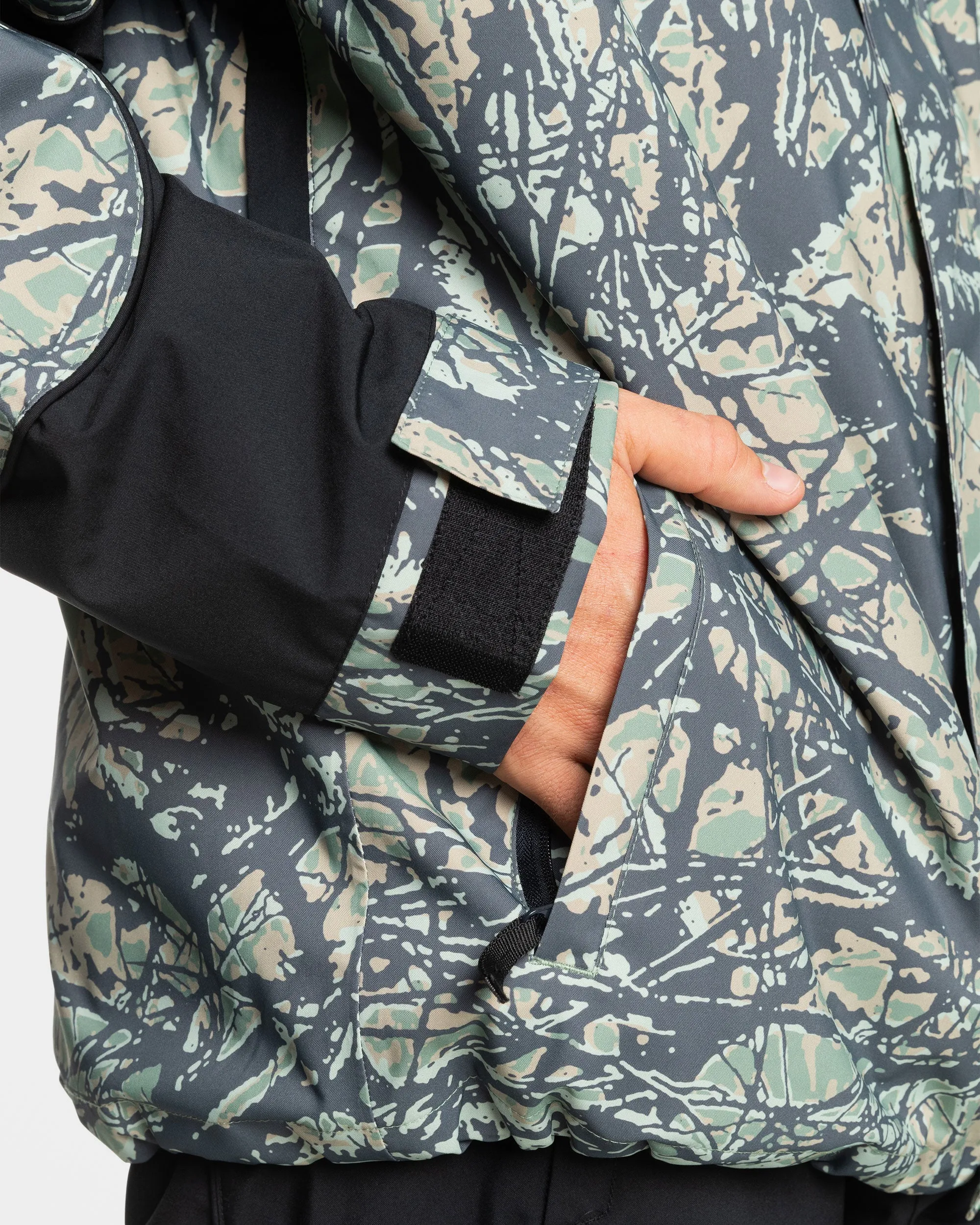 High Altitude 20K Snow Jacket - Woodland Abstract Sea Spray
