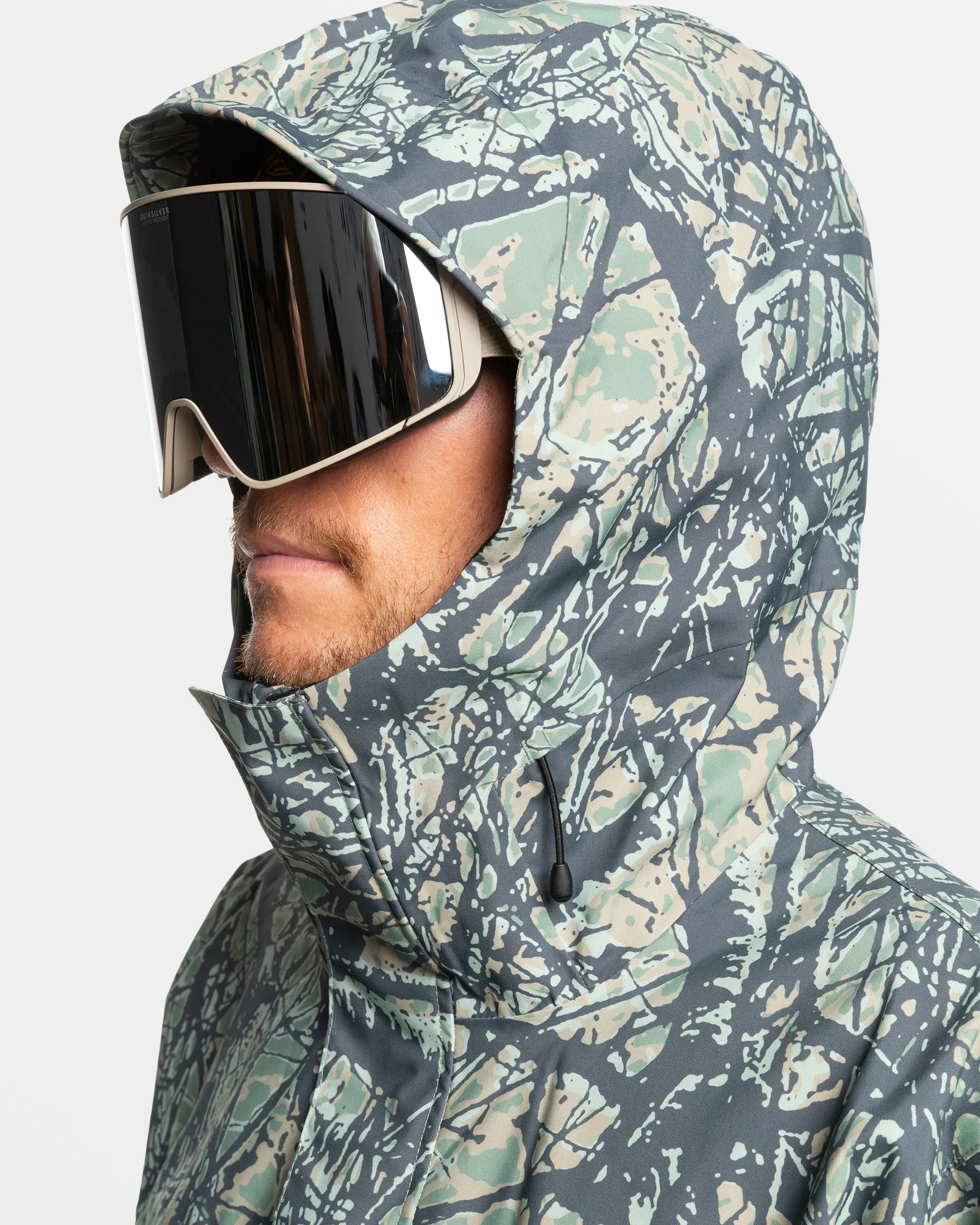 High Altitude 20K Snow Jacket - Woodland Abstract Sea Spray