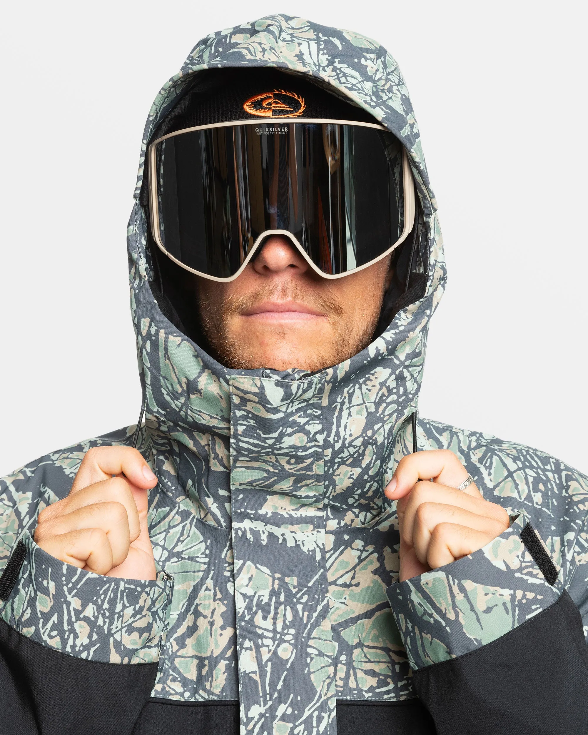High Altitude 20K Snow Jacket - Woodland Abstract Sea Spray