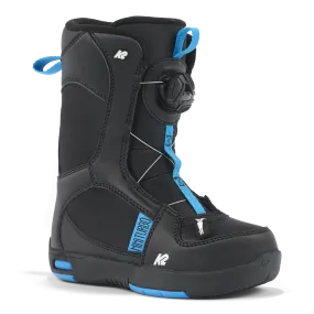 K2 Mini Turbo Kids Snowboard Boots in Black 2024