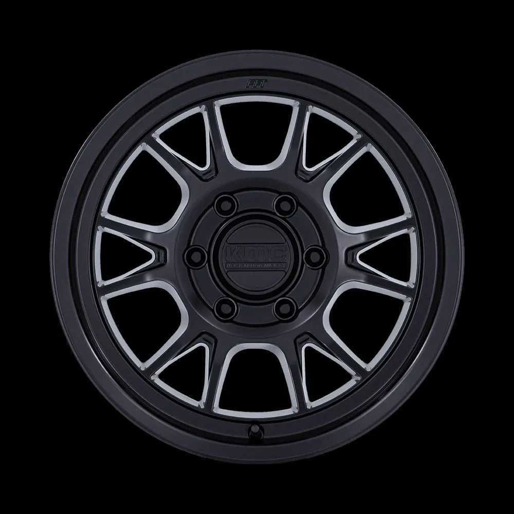 KMC KM729 Range 17X8.5 6X139.7 0MM Matte Black