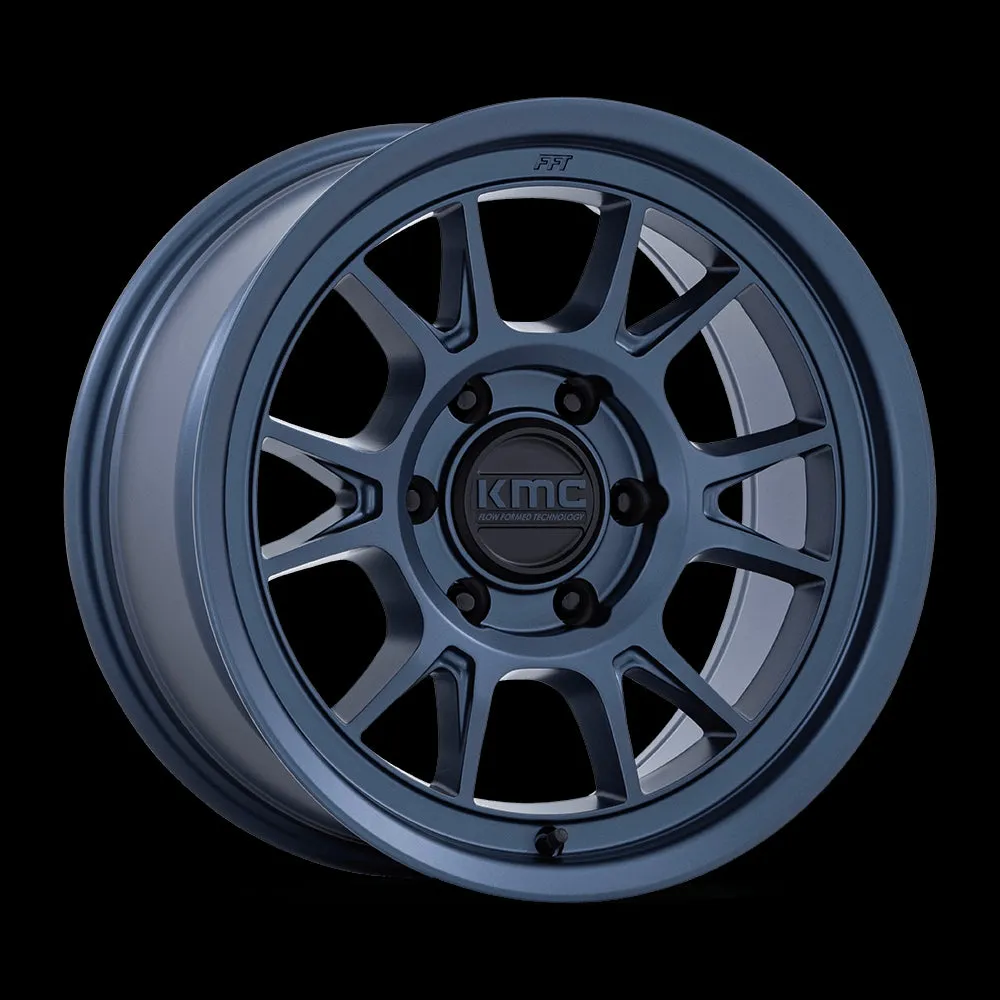 KMC KM729 Range 17X8.5 6X139.7 -10MM Metallic Blue