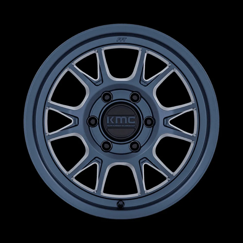 KMC KM729 Range 17X8.5 6X139.7 -10MM Metallic Blue