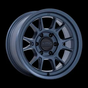 KMC KM729 Range 17X8.5 6X139.7 -10MM Metallic Blue