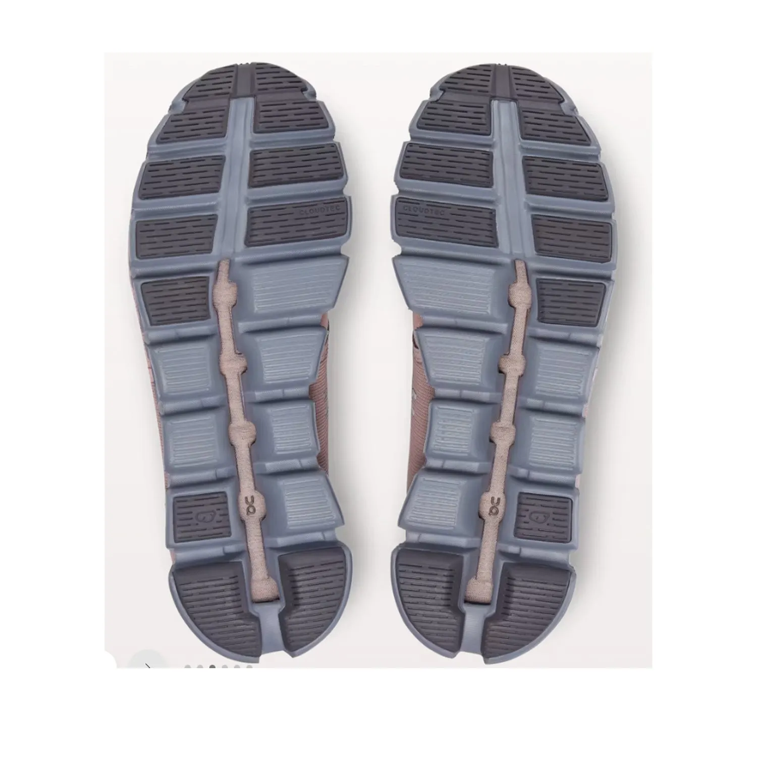 On Running Women's Cloud 5 Waterproof in Rose/Fossil
