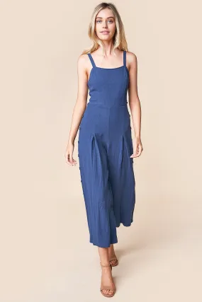 Orlando Wide Leg Button Detail Jumpsuit