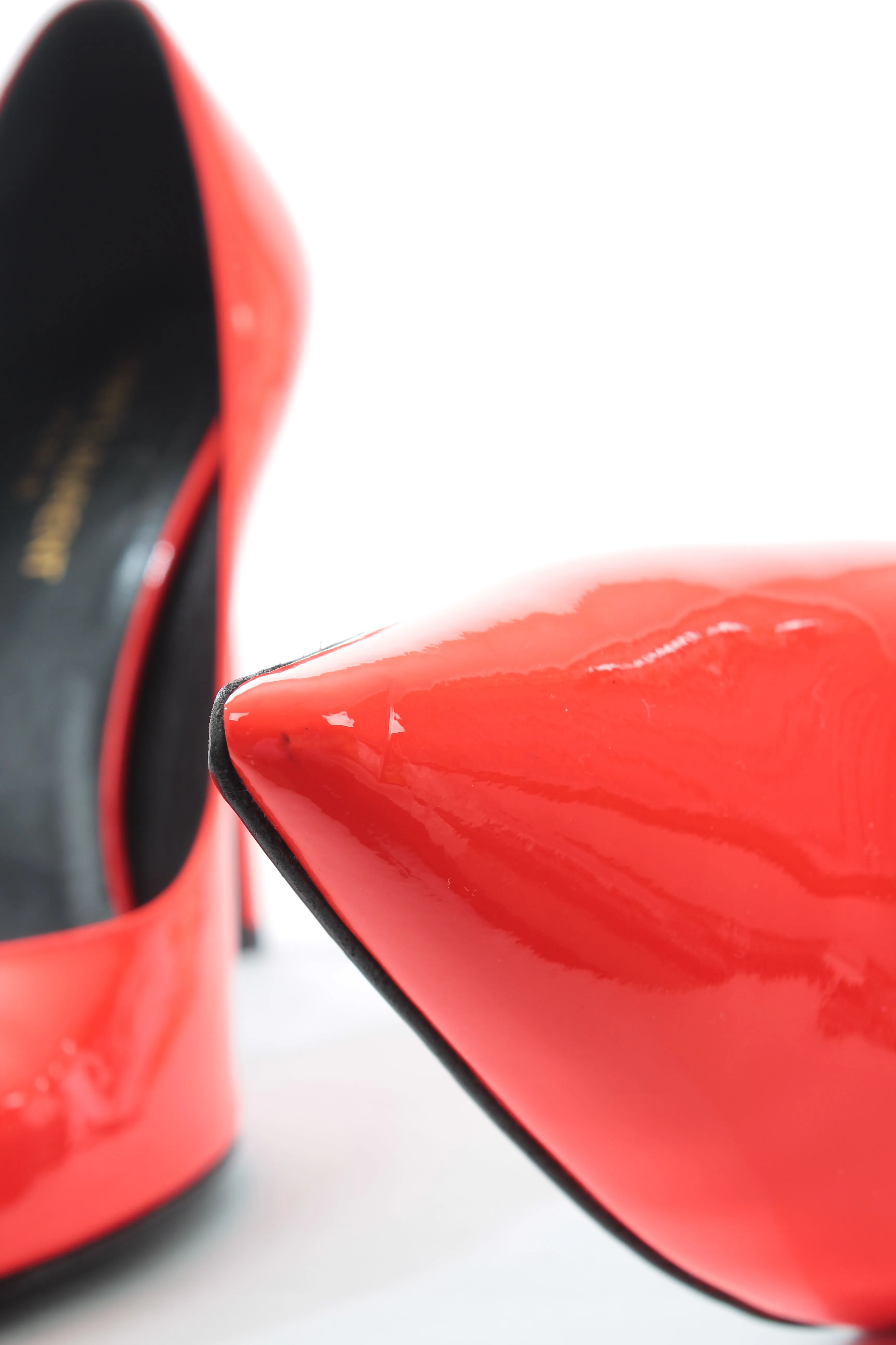Saint Laurent Anja Patent Leather Pumps