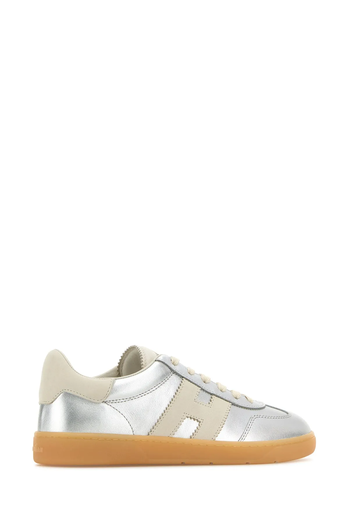 Silver leather Hogan Cool sneakers