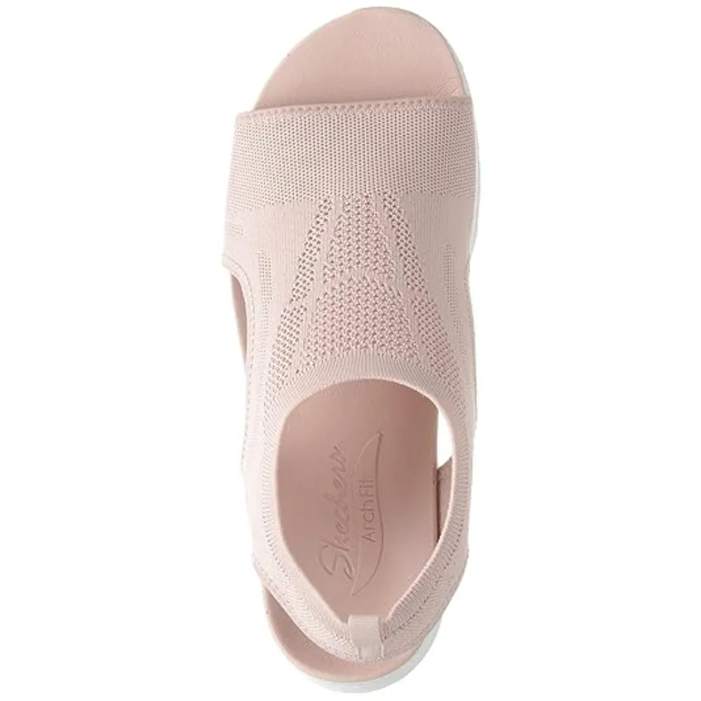 SKECHERS Women's Arch Fit City Catch sandal (Blush)