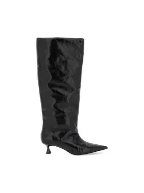 Slouchy Knee-High Boots