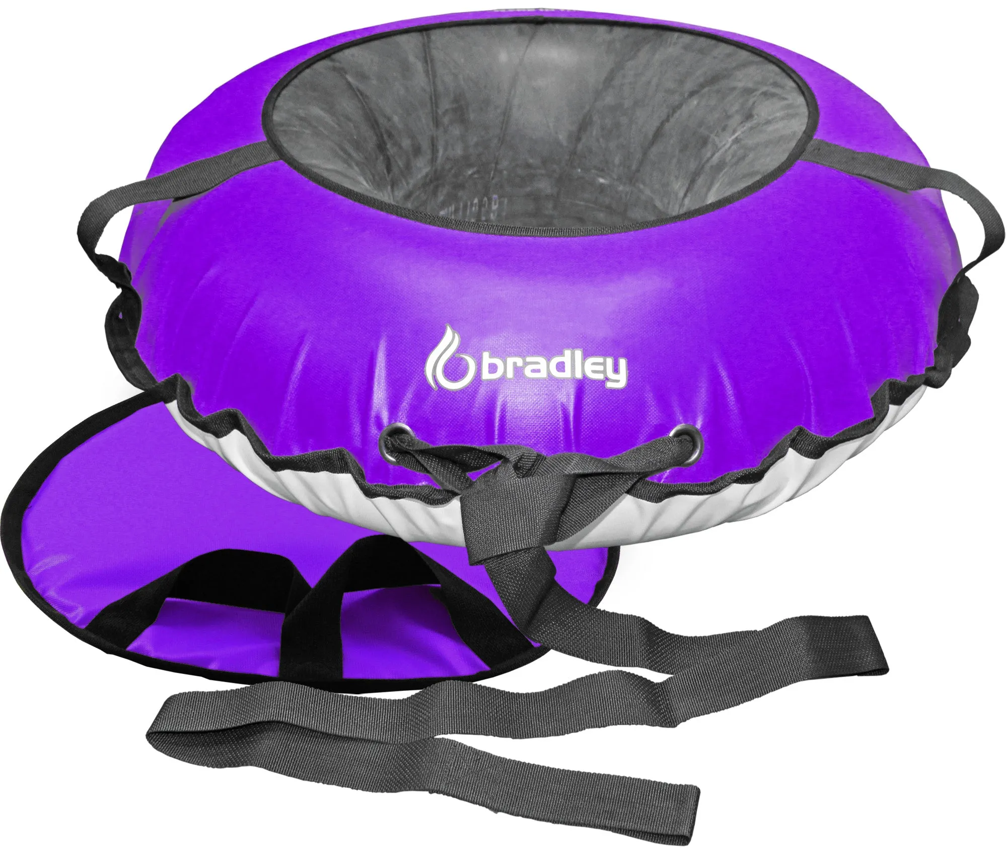 Ultimate Towable Snow Tube Sled with Heavy Duty Cover | Designed for Thrilling Winter Adventures | Made in the USA for Durability and Safety on Snowy Slopes
