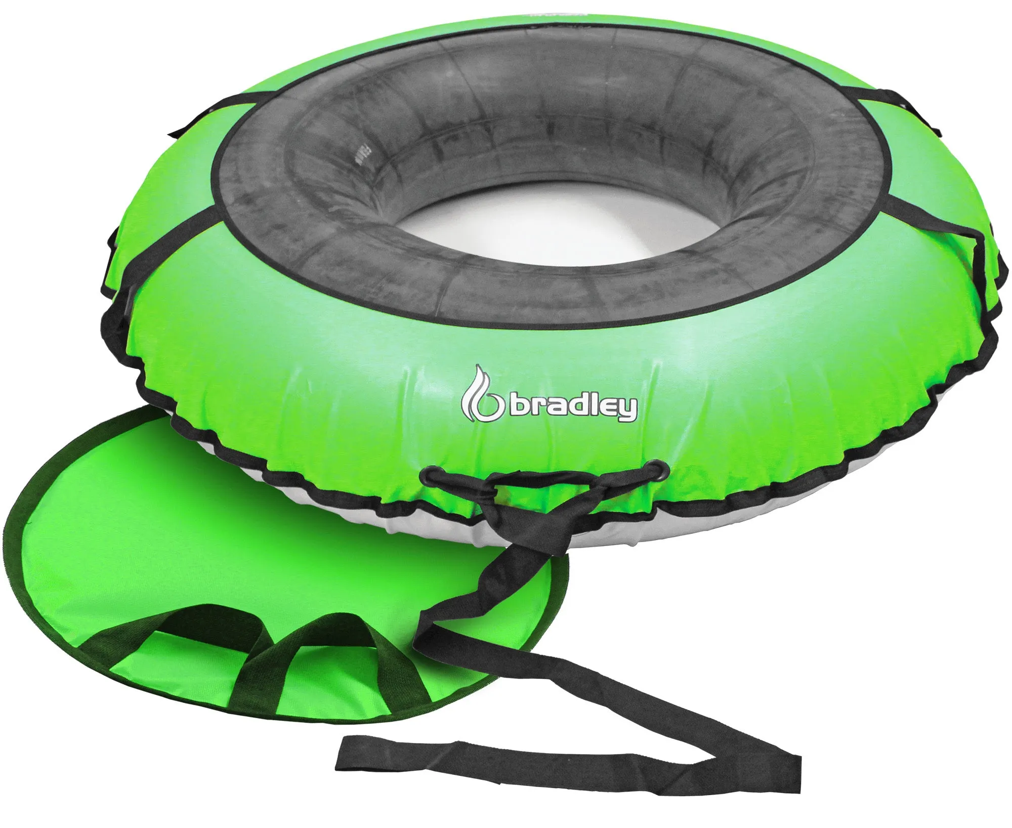 Ultimate Towable Snow Tube Sled with Heavy Duty Cover | Designed for Thrilling Winter Adventures | Made in the USA for Durability and Safety on Snowy Slopes