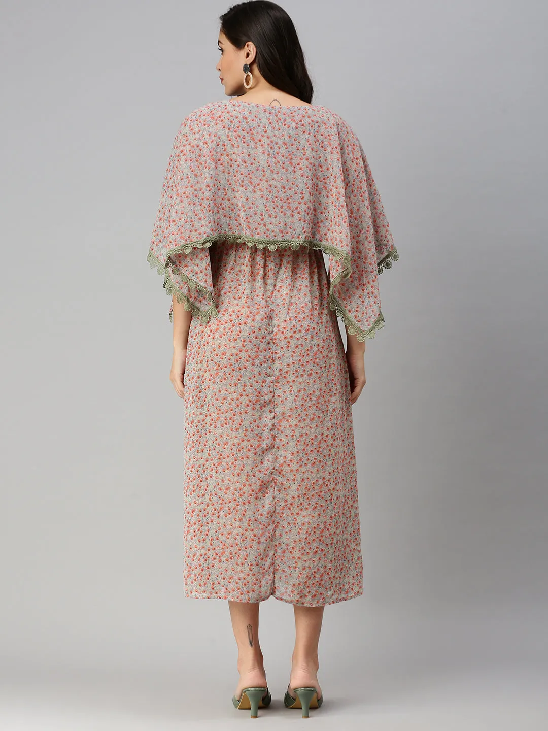 Women Multi Printed Kaftan Dress